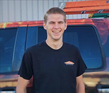 Isaiah Lockwood, team member at SERVPRO of South Shasta County