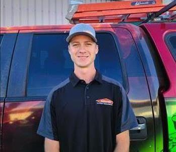 Cody Williams, team member at SERVPRO of South Shasta County